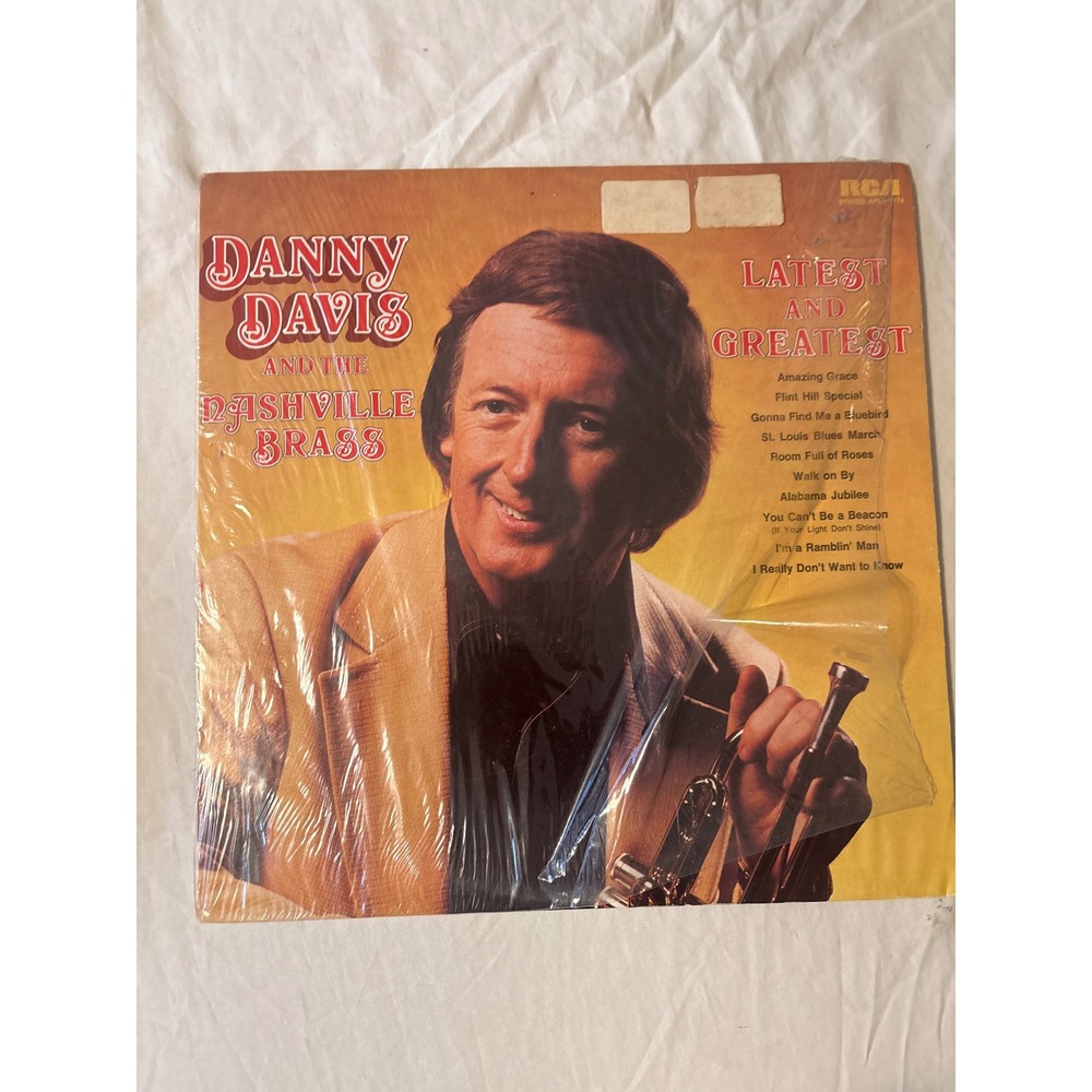 RCA Danny Davis Nashville Brass Latest and Greatest Vinyl LP 12" 33RPM Good 1974